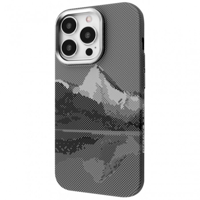 Чохол Proove Gleam Case with Magnetic Ring для iPhone 14 Pro Silver Peak (PCGCIP14P069)