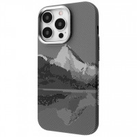 Чохол Proove Gleam Case with Magnetic Ring для iPhone 15 Pro Silver Peak (PCGCIP15P069)