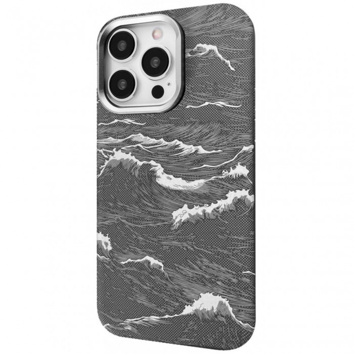 Чохол Proove Gleam Case with Magnetic Ring для iPhone 15 Pro Silver Ocean (PCGCIP15P075)