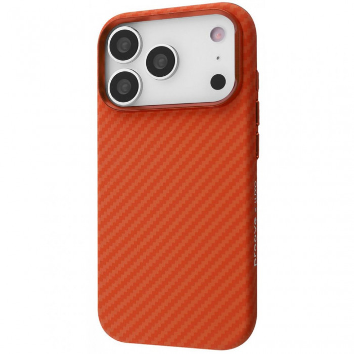 Чохол Proove Gleam Case with Magnetic Ring для iPhone 17 Pro Max/18 Pro Max Orange Fiber (PCGCIP17PM78)