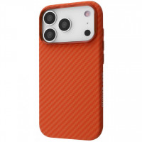 Чехол Proove Gleam Case with Magnetic Ring для iPhone 17 Pro/18 Pro Orange Fiber (PCGCIP17P078)