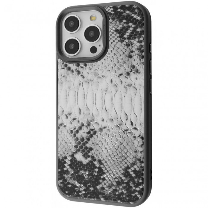 Чохол Proove Muse Animal Case with Magnetic Ring для iPhone 15 Pro Gray Snake (PCMAIP15P0B9)