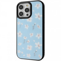 Чехол Proove Muse Fleur Case with Magnetic Ring для iPhone 15 Pro Max Blue Flower (PCMFIP15PMB6)