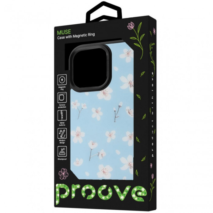 Чохол Proove Muse Fleur Case with Magnetic Ring для iPhone 16 Pro Figs (PCMFIP16P0B4)