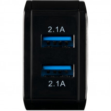 Мережевий зарядний пристрій Gelius Prime GU-HC02 2USB 2.1A 12W + кабель Lightning Black