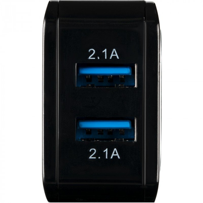 Мережевий зарядний пристрій Gelius Prime GU-HC02 2USB 2.1A 12W + кабель Lightning Black