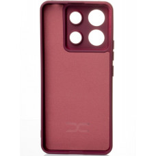 Силіконова накладка Soft Silicone Case для Xiaomi Redmi Note 13 Pro 5G/Poco X6 5G Burgundy