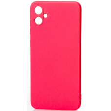 Силиконовая накладка Soft Silicone Case для Samsung A05 2023 A055 Raspberry