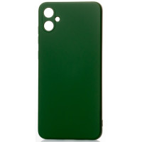 Силиконовая накладка Soft Silicone Case для Samsung A05 2023 A055 Dark Green
