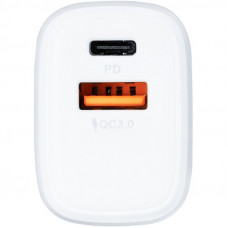 Зарядний пристрій Gelius X-Duo GP-HC014 USB+Type-C QC3.0/PD20W White