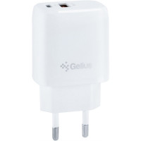 Зарядний пристрій Gelius X-Duo GP-HC014 USB+Type-C QC3.0/PD20W White