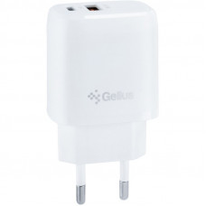 Сетевое зарядное устройство Gelius X-Duo GP-HC014 USB+Type-C QC3.0/PD20W White