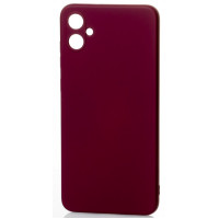 Силиконовая накладка Soft Silicone Case для Samsung A05 2023 A055 Burgundy