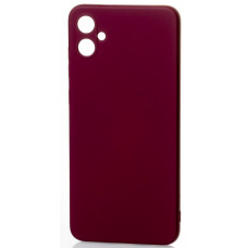 Силиконовая накладка Soft Silicone Case для Samsung A05 2023 A055 Burgundy