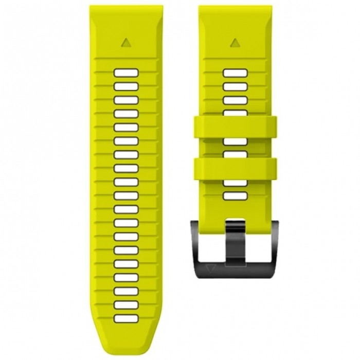 Ремінець Tech-Protect IconBand Pro для Garmin Fenix 3 | 5X | 3HR | 5X Plus | 6X | 6X Pro | 7X Lime Black (9319456605129)
