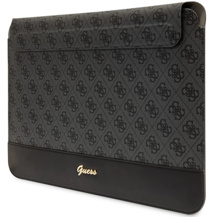 Чохол Guess 4G Stripe Metal для MacBook 14" Black (GUCS14PS4SGK)