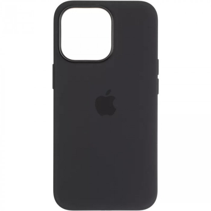 Чехол Silicone Case MagSafe & SplashScreen iPhone 12 Pro Max Black