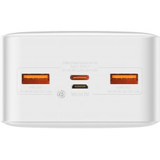 Зовнішній акумулятор Power Bank Baseus Bipow 30000mAh 20W Display White (PPDML-N02)