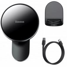 Автоутримувач із бездротовою зарядкою Baseus Big Energy 15W Black