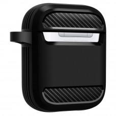Чохол Spigen для AirPods 2/1 Rugged Matte Black (ASD01117)