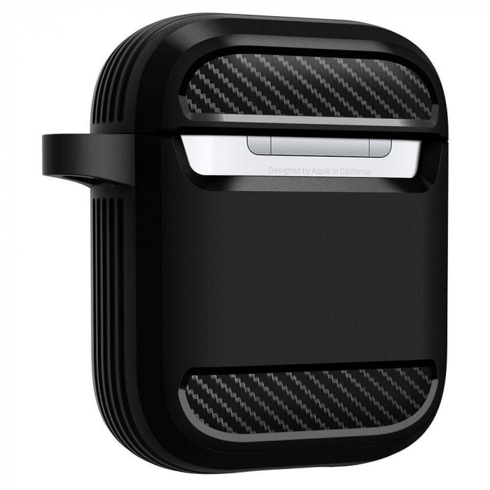 Чохол Spigen для AirPods 2/1 Rugged Matte Black (ASD01117)