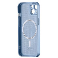 Чохол AG-Matte With MagSafe iPhone 14 Light Blue