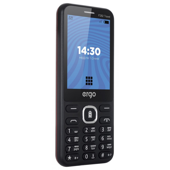 Мобільний телефон Ergo F282 Dual Sim Black