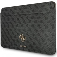 Чехол Guess 4G Metal Gold Logo для MacBook 13" Grey (GUCS13G4GFGR)