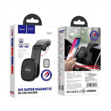 Автотримач Hoco CA61 Kaile Center Console Magnetic In-Car Holder Black