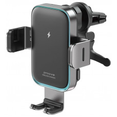 Автодержатель с беспроводной зарядкой Proove Triple Clamp 15W Black (WHTC15010001)