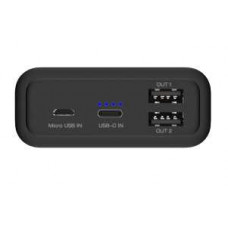 Внешний аккумулятор Power Bank Energizer UE20012-20000mAh Li-pol+TYPE-C Black