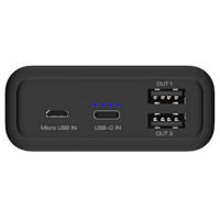 Внешний аккумулятор Power Bank Energizer UE20012-20000mAh Li-pol+TYPE-C Black