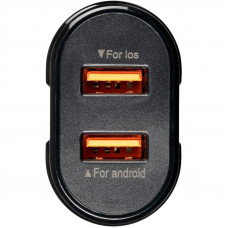 Мережевий зарядний пристрій Gelius Avangard GP-HC06 2USB 2.4A 12W + кабель Type-C Black