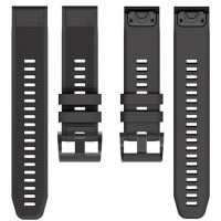 Ремінець Tech-Protect Smooth для Garmin Fenix 5 | 6 | 6 Pro | 7 Black (5906735412635)