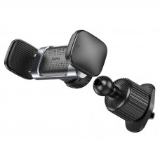 Автоутримувач Hoco CA110 Pull Clip Air Outlet Car Older Black Metal Gray