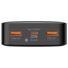 Внешний аккумулятор Power Bank Baseus Bipow 20000mAh 20W Display Black (PPDML-M01)