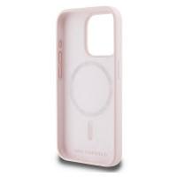 Чехол Karl Lagerfeld Silicone Karl & Choupette Head для iPhone 15|14|13 Pink with MagSafe (KLHMP15SSKCHPPLP)