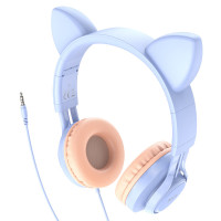 Навушники накладні Hoco W36 Cat Ear Headphones With Mic Dream Blue