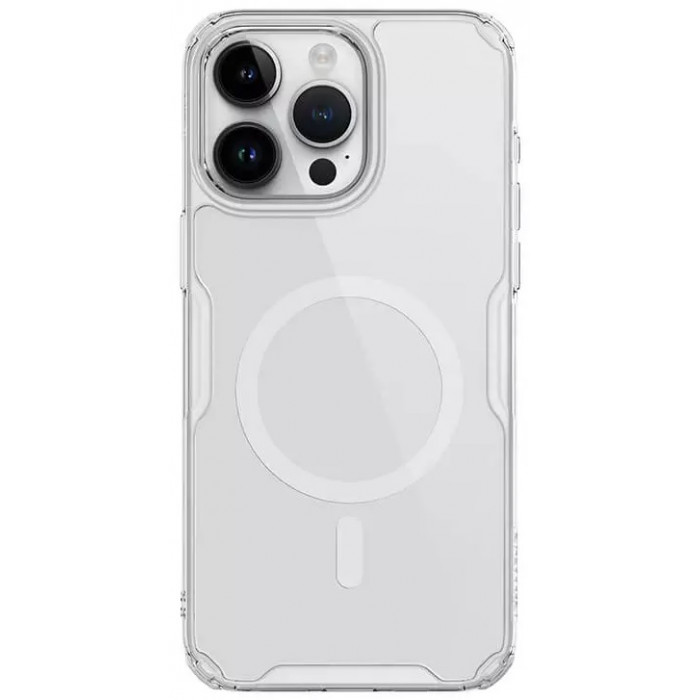 Чехол Nillkin Nature Pro Magnetic для iPhone 15 Pro Transparent