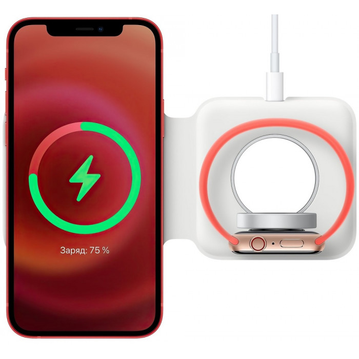 Беспроводное зарядное устройство Apple MagSafe Duo Charger (MHXF3ZE/A)
