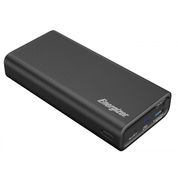 Внешний аккумулятор Power Bank Energizer UE20012PQ-20000mAh Li-pol+TYPE-C PD Black