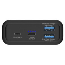 Внешний аккумулятор Power Bank Energizer UE20012PQ-20000mAh Li-pol+TYPE-C PD Black