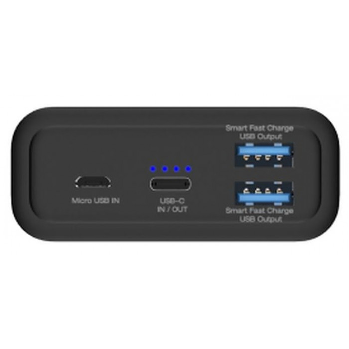 Внешний аккумулятор Power Bank Energizer UE20012PQ-20000mAh Li-pol+TYPE-C PD Black