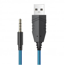 Навушники накладні Hoco W102 Cool Tour Gaming Headphones Blue