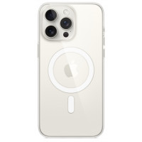 Чехол Silicone Clear Case with MagSafe iPhone 15 Pro Transparent