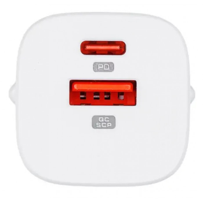 Зарядний пристрій Glasscove 33W GAN 2-PORT TYPE-C + USB TC-099BPQ33
