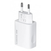 Зарядний пристрій Glasscove 20W 2-PORT TYPE-C + USB TC-012APQ20