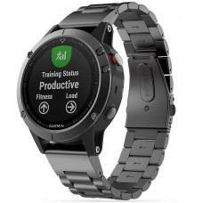 Ремешок Tech-Protect Stainless для Garmin Fenix 5 | 6 | 6 Pro | 7 Black (9589046920219)