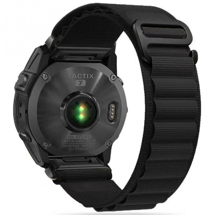Ремінець Tech-Protect Nylon Pro для Garmin Fenix 3 | 5X | 3HR | 5X Plus | 6X | 6X Pro | 7X Black (9319456607758)