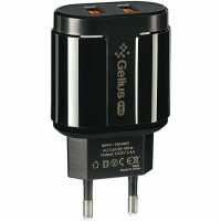 Сетевое зарядное устройство Gelius X-Duo GP-HC014 USB+Type-C QC3.0/PD20W Black